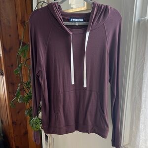 Ink Love and Peace Plum Hoodie